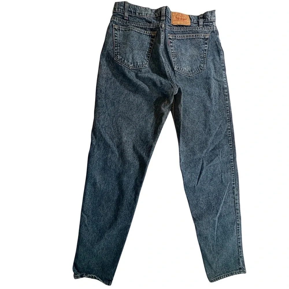 Levi's 550 Relaxed Fit Jeans Mens 36x36 Blue Stonewash Tapered Leg Made in USA